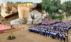 Lâm Đồng: Uống trà sữa do phụ huynh mua, nhiều học sinh có dấu hiệu ngộ độc