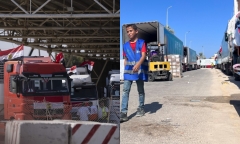 Những chuyến hàng viện trợ đầu tiên đến Gaza sau nhiều ngày đóng cửa biên giới