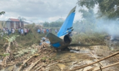 Vụ máy bay quân sự rơi ở Quảng Nam: Tiêm kích SU-22 gặp nạn, phi công bung dù thoát hiểm an toàn