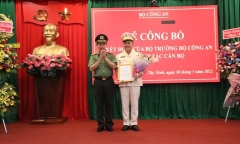 Tân Phó Giám đốc Công an Tây Ninh là ai?