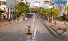 Hà Nội: Đường phố vắng vẻ, yên bình trong ngày đầu năm 2023