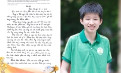 Bức thư đạt giải Nhất viết thư Quốc tế UPU: Ấn tượng với ngôn từ sâu rộng của nam sinh lớp 9 