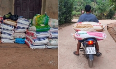 Người dân trả lại gạo “hôi của” sau vụ lật xe ở Quảng Trị: Cảm thấy áy náy, mong tài xế và chủ hàng bỏ qua