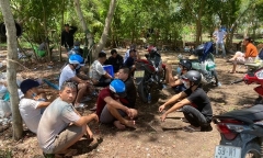 Triệt phá tụ điểm đá gà, tụ tập toàn 