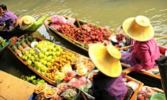 5 khu chợ nổi ngay cạnh Bangkok nhất định phải đến