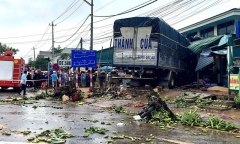 Nguyên nhân ban đầu vụ xe tải bất ngờ lao vào chợ, 3 người thiệt mạng, 9 người bị thương ở Quảng Trị