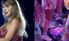Hình ảnh gây tranh cãi trong concert của Taylor Swift tại Pháp