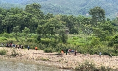 Tìm thấy thi thể nam sinh bị rơi xuống suối Thia ở Yên Bái