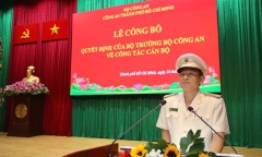 Đại tá Trần Hồng Minh làm Phó Giám đốc Công an TP.HCM