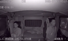 Clip nghi kẻ nổ súng làm Thượng úy công an hy sinh ngồi trong xe container