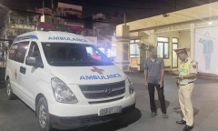 Xử phạt tài xế không có GPLX vẫn lái xe cứu thương