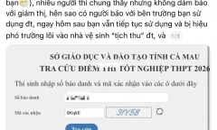 Một thí sinh ở Cà Mau thừa nhận dùng điện thoại khi làm bài thi tốt nghiệp THPT