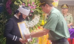 Truy thăng quân hàm cho thiếu tá công an gặp nạn khi tuần tra trên sông