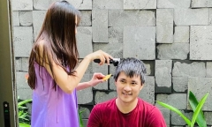 Công Vinh đăng ảnh gia đình hạnh phúc, Thủy Tiên vướng tin đồn mang thai lần 2