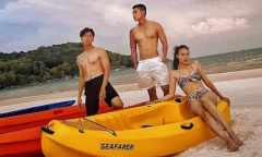 Ninh Dương Lan Ngọc diện bikini lộ vòng 1 lấp ló, cộng đồng mạng nghi vấn đã