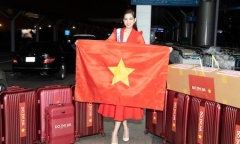 Hoa hậu Đỗ Thị Hà gặp sự cố khi vừa lên đường tham dự Miss World 2021