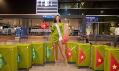 Á hậu Kim Duyên lên đường tham dự Miss Universe 2021, fan quốc tế có phản ứng bất ngờ