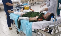 Diễn biến mới vụ tạt xăng phóng hỏa khiến 4 cảnh sát bị thương: 