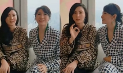 Trương Bá Chi xuất hiện chung khung hình với Lê Tư, hai 