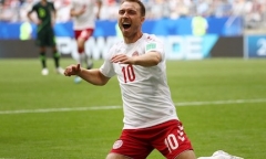 Christian Eriksen tái xuất, ghi bàn ấn tượng vào lưới Hà Lan