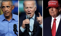 Tổng thống Biden và các ông Obama, Trump cùng xuất hiện tại bang Pennsylvania trước thềm bầu cử
