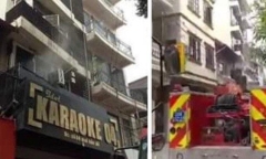 Hà Nội: Kịp thời dập tắt đám cháy tại quán karaoke Idol phố Mai Hắc Đế
