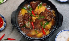 Công thức làm món sườn non kho dứa thơm ngon quên lối về