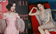 Dàn mỹ nhân Cbiz quy tụ tại thảm đỏ Elle: Địch Lệ Nhiệt Ba sexy 