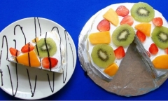 Vẫn muốn ăn bánh crepe nhưng sợ sầu riêng thì bạn hãy thử bánh kem crepe theo cách này