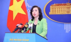 Việt Nam lên tiếng về tình hình eo biển Đài Loan hiện nay