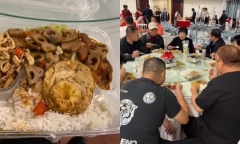 Đám cưới trở thành tâm điểm chỉ trích của cư dân mạng vì đãi khách mời bằng món này