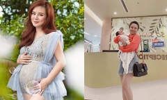 Vy Oanh tái xuất sau thời gian ở cữ, vóc dáng thon gọn của bà mẹ 3 con gây chú ý 