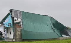 Trường học ở Nghệ An, Hà Tĩnh nỗ lực khắc phục hậu quả bão số 5, đón học sinh tựu trường