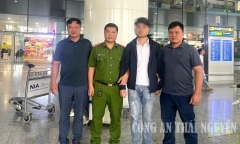 Công an tỉnh Thái Nguyên vận động thành công đối tượng truy nã ra đầu thú