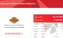 Vietlott tìm được vé số trúng độc đắc gần 3,2 tỷ đồng