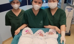 Phú Thọ: Mổ đẻ thành công cho sản phụ mang 3 thai vô cùng hiếm gặp