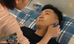 Hương Vị Tình Thân tập 47: Long định cưỡng hôn Nam thì bị bà Dần bắt gặp 