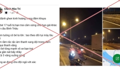 Thông tin 3 người đánh ghen rơi xuống sông Sài Gòn là bịa đặt 