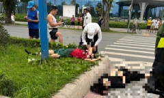 Xác định nguyên nhân đôi nam nữ thương vong trong khu đô thị ở Hà Nội