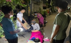 Nghe tiếng kêu cứu lúc nửa đêm, kiểm tra phát hiện sản phụ trở dạ dọc đường