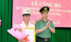 Điều động, bổ nhiệm nhân sự Công an 3 tỉnh, thành phố