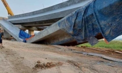 Bộ GTVT yêu cầu các đơn vị báo cáo về sự cố rơi dầm cầu cao tốc Bắc - Nam