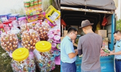 Thái Nguyên: Ngăn chặn 2.000 sản phẩm kẹo, mỹ phẩm nhập lậu