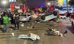 Hà Nội: Tạm giữ hình sự tài xế xe Lexus gây tai nạn liên hoàn Hà Nội: Tạm giữ hình sự tài xế xe Lexus gây tai nạn liên hoàn