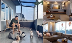 Cơ ngơi “triệu đô” của sao Việt: Khám phá penthouse rộng rãi của Ngô Kiến Huy