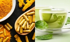 Trà xanh và nghệ tưởng tốt nhưng dùng sai cách dễ 