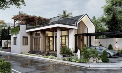 Mẫu biệt thự 1 tầng đẹp