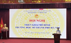 Hà Nội khởi động mô hình Trường học số