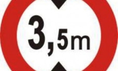 Biển báo 3,5m có ý nghĩa gì?