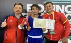 Võ sỹ boxing Võ Thị Kim Ánh giành vé dự Olympic 2024 thứ 5 cho thể thao Việt Nam